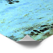 Poster Monet - Chariot sur la neige (Coin)
