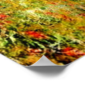 Poster Monet - Chemin à travers le maïs à Pourville (Coin)