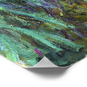 Poster Monet - Chemin à travers les iris 02 (Coin)