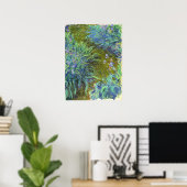 Poster Monet - Chemin à travers les iris 02 (Bureau à domicile)