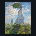 Poster MONET Claude Artist Peintre Peinture à l'huile Can<br><div class="desc">MONET Claude Artist Peintre d'art Peinture à l'huile Toile Femme avec un Parasol Madame Monet et l'affiche Anime Caricature Comic Fiction Manga</div>