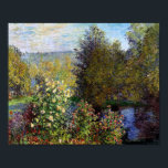 Poster Monet Claude Coin du Jardin à Montgeron<br><div class="desc">Monet Claude Coin du Jardin à Montgeron</div>