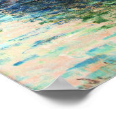 Poster Monet - Coucher de soleil sur la Seine (Coin)