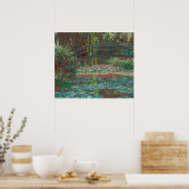 Poster Monet Eau Lily Pond Painage (Cuisine)