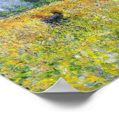 Poster Monet - Effet de soleil sous les peupliers 1887 (Coin)