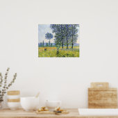 Poster Monet - Effet de soleil sous les peupliers 1887 (Cuisine)