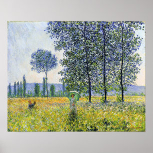 Poster Monet - Effet Soleil Sous Les Peuples 1887