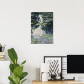 Poster Monet - Étang avec des Nymphéas (Bureau à domicile)