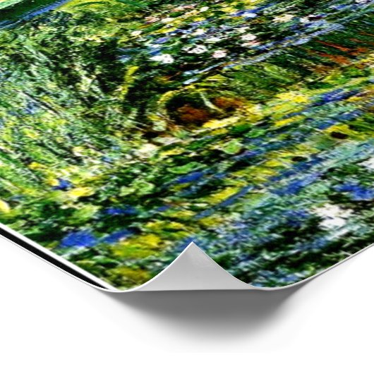 Poster Monet - Etang Lily Eau, vert (Coin)