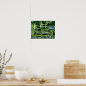 Poster Monet - Etang Lily Eau, vert (Cuisine)