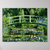 Poster Monet - Etang Lily Eau, vert (Devant)