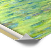 Poster Monet - Falaises à Amont (Coin)