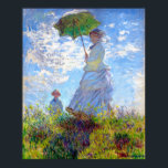 Poster Monet : Femme avec Parasol Impressionniste Art ~ ~<br><div class="desc">Monet : Woman with Parasol Impressionist Art de Claude Monet Le peintre impressionniste Claude Monet (1840-1929) crée "Woman With a Parasol" en 1875. Cette belle peinture représente la femme de Monet, Madame Camille Monet et leur fils, Jean Monet. ~ Nous vous suggérons le papier d'affiche ou mieux pour une belle...</div>