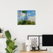 Poster Monet Femme Parasol Impressionnisme (Bureau à domicile)