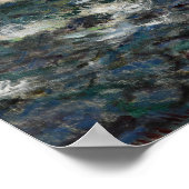 Poster Monet - Filets De Pêche À Pourville (Coin)