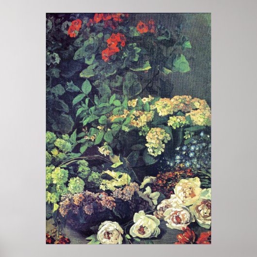 Poster Monet - Fleurs de printemps (Devant)