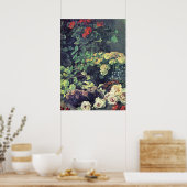 Poster Monet - Fleurs de printemps (Cuisine)
