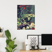 Poster Monet - Fleurs de printemps (Bureau à domicile)