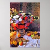 Poster Monet - Fleurs et Fruits (Devant)