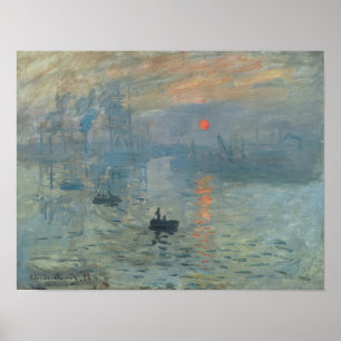 Poster Monet, impression, lever de soleil