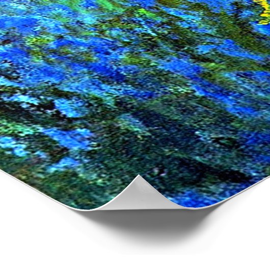 Poster Monet - Iris à la mer Rose Pond (Coin)