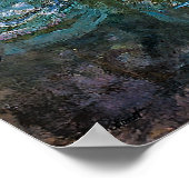 Poster Monet - Iris et Nymphéas (Coin)