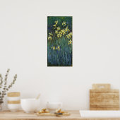 Poster Monet - Iris jaunes (Cuisine)