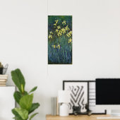 Poster Monet - Iris jaunes (Bureau à domicile)