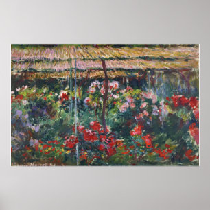 Poster Monet - Jardin de Peony