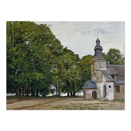 Poster Monet - La Chapelle Notre Dame de Grace (Devant)
