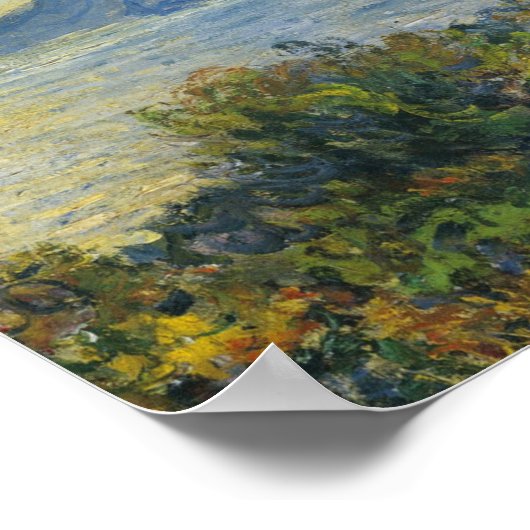 Poster Monet - La Corniche Près De Monaco (Coin)