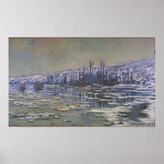 Poster Monet - La Décomposition De La Glace (Devant)