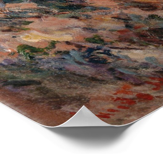 Poster Monet - La Falaise D'Aval Etretat (Coin)