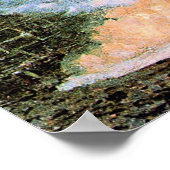 Poster Monet - La Jetée au Havre, (Coin)
