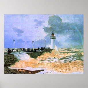 Poster Monet - La Jetée au Havre,