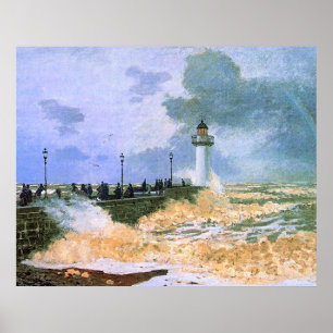 Poster Monet - La Jetée du Havre,