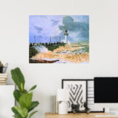 Poster Monet - La Jetée du Havre, (Bureau à domicile)