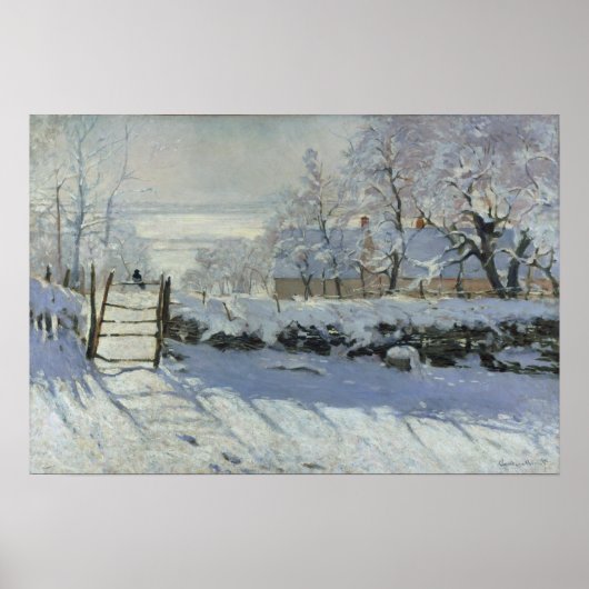 Poster Monet - La Magpie (Devant)