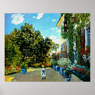 Poster Monet - La Maison de l'artiste à Argenteuil