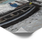 Poster Monet - La Plage à Sainte-Adresse (Coin)