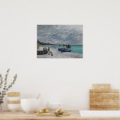 Poster Monet - La Plage à Sainte-Adresse (Cuisine)