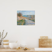 Poster Monet - La Route De Vetheuil (Cuisine)