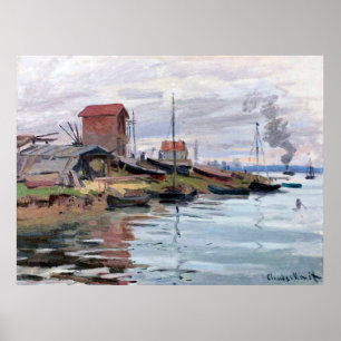 Poster Monet - La Seine à Petit-Gennevilliers