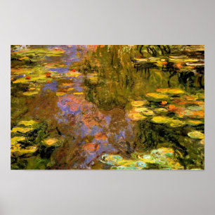 Poster Monet - Le bassin aux nymphéas, 1919,