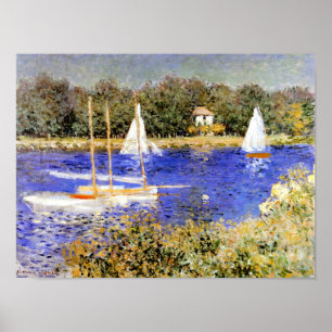 Poster Monet - Le bassin d'Argenteuil