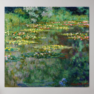 Poster Monet - Le bassin des Nymphéas