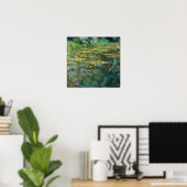 Poster Monet - Le bassin des Nymphéas (Bureau à domicile)