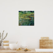 Poster Monet - Le bassin des Nymphéas (Cuisine)