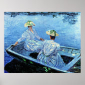 Poster Monet - Le Bateau Blue Row (Devant)
