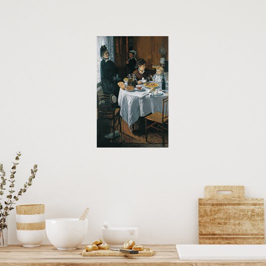 Poster Monet - Le déjeuner (Cuisine)